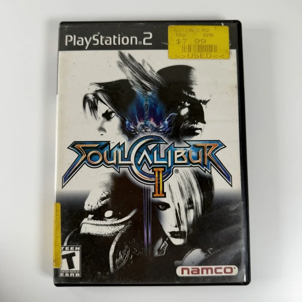 Soul Calibur II (Sony PlayStation 2, 2003) Box And Disc No Manual
